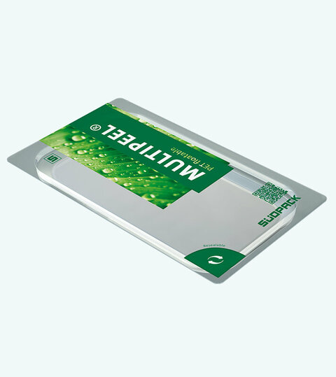 Image showcase Multipeel® xPET Film – Recyclable Packaging with Resealing and Peel-Sealing for High Process Reliability